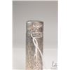 Image 10 : Antique sterling silver perfume, scroll work engraved with gold wash lid and British hallmarks, 3"
