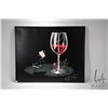Image 1 : Michael Godard framed giclee on canvas titled " Tickling the Ivories" from the Don't Drink and Draw 
