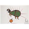 Image 2 : Indigenous artist Roy Harvey Thomas, Longlac Reserve, framed original acrylic on paper painting, sig