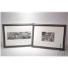 Image 1 : Two framed limited edition prints including "Saturday Market" 172/250 and "Java Shop" 172/250, both 