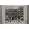 Image 2 : Framed limited edition print titled "Journal Building" artist proof with embossed stamp, pencil sign