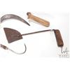 Image 2 : Selection of tools including two sickle, fish gaff and a barley cutter