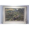 Image 1 : Framed Robert Bateman print titled "Prairie Evening, Short Eared Owl", pencil signed by artist and n