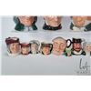 Image 2 : Three large Royal Doulton character jugs including John Peel, Vicar of Bray and Parson Brown plus tw