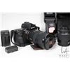 Image 2 : Sony a850 digital camera with a selection of lenses including 4.5-5.6/70-300 SSM, DT 4-5.6/55-200 SA