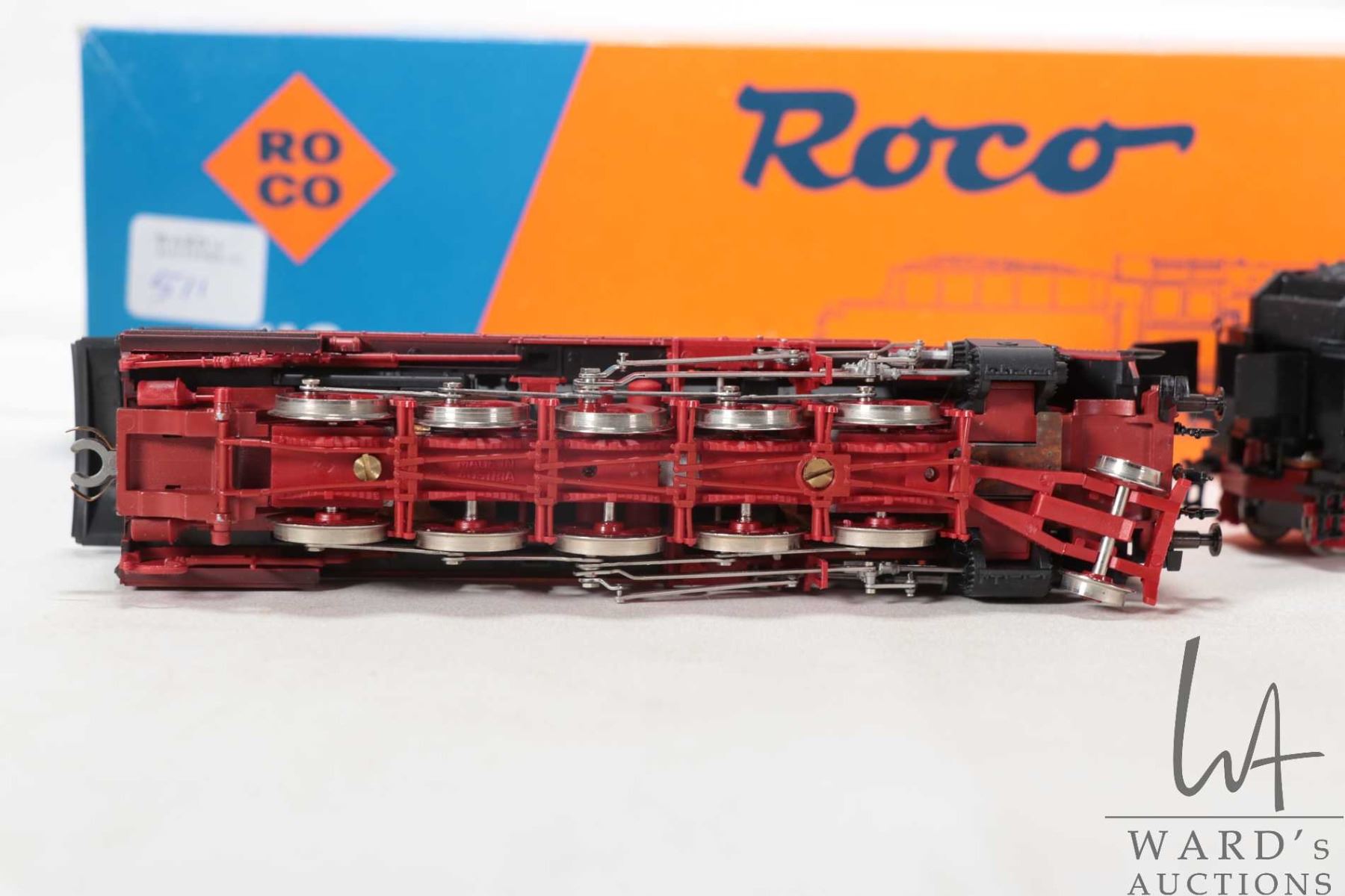 Motor Ho Roco Roco BR 44 Dampflokomotive HO scale engine and tender, in original box ...