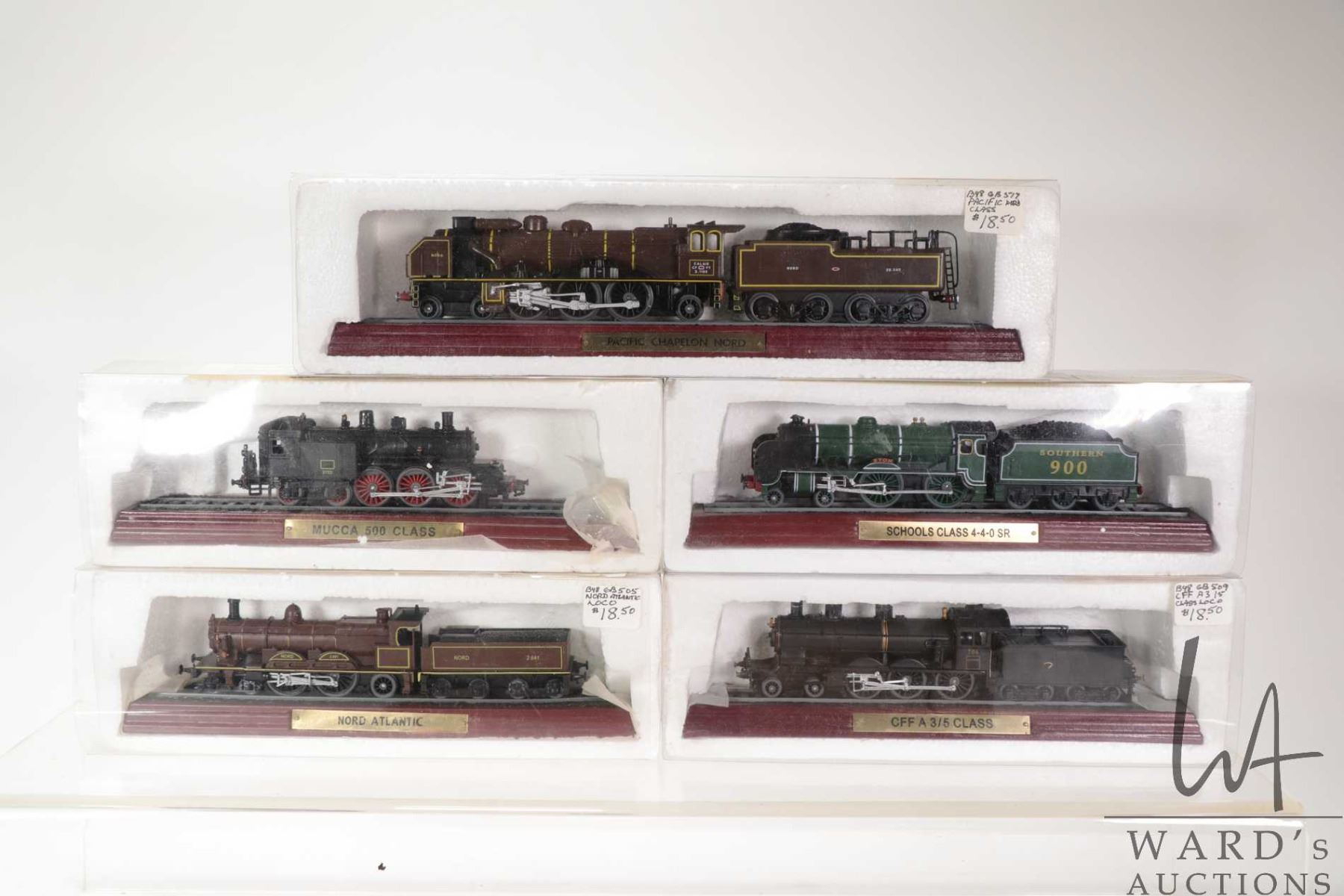 Five engine display models