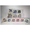 Image 1 : Twelve die-cast metal "postage stamp" planes, all with original boxes
