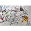 Image 2 : Large selection of unboxed passenger and private die-cast plane models, various scales plus a boxed 