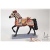Image 2 : Super Charger 7 1/4" resin 15th century horse by artist Rod Barker, includes original box and hang t