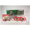 Image 1 : Tray lot of cast metal, hand painted figures including boxed King & Country camel and figure marked 