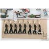 Image 2 : Selection of cast metal and hand painted figures including Britains etc.