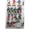 Image 2 : Selection of cast metal and hand painted figures including Britains pipers, etc.