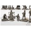 Image 2 : Twelve pewter including eleven Franklin Mint from the Cries of Olde London collection