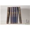 Image 2 : Six volumes of books by Robert Louis Stevenson including " Treasure Island", "The Black Arrow", "Kid