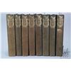 Image 2 : Set of eight hardcover books "LIfe and Works of Robert Burns" by Allan Cunnningham. Each with etched