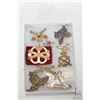 Image 1 : Selection of military cap bags including WWII and British