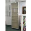 Image 1 : Modern Ikea? storage cabinet with single frosted glass door, 84" H X 24" W X 13" D