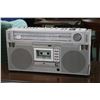 Image 1 : JVC Biphonic stereo/ cassette recorder model RC-M60C, radio working at time of cataloguing, cassette