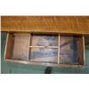 Image 3 : Antique quarter cut oak, mission style sideboard with beveled mirrored backboard, 59" H X 54" W X 22