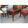 Image 1 : Semi contemporary French Provincial style, single drawer side table, 21" X 22" X 27"