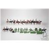 Image 1 : Fifteen Britains Metal Models mounted riders, various collections plus a collection of vintage metal