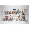 Image 1 : Selection of metal models, mostly mounted knights, various makers including Britains and various sca