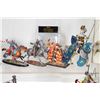 Image 3 : Selection of metal models, mostly mounted knights, various makers including Britains and various sca