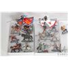 Image 8 : Selection of metal models, mostly mounted knights, various makers including Britains and various sca