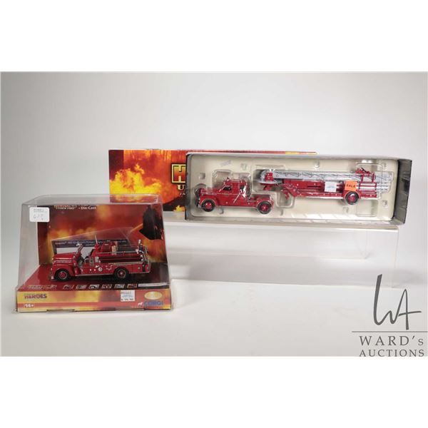 Boxed Corgi 1:50th scale limited edition die-cast "Seagrave 70th Anniversary 7-Man Enclosed Tractor 