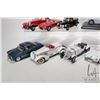 Image 3 : Nine die-cast cars including 1931 Mercedes-Benz SSKL by Danbury Mint, 1948 Jaguar, Ford Cobra, Frank