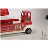 Image 4 : Two large Tonka fire trucks including 33" truck and trailer