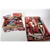 Image 1 : Selection of die cast cars and trucks including Matchbox, Majorette, Ertl etc.