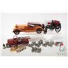 Image 1 : Selection of collectible vintage style cars including Danbury Mint pewter, cars with clocks etc. and