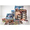 Image 1 : Two trays of boxed die cast toys including Matchbox, Hot Wheels etc.