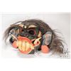 Image 2 : Balinese Barong hinged jaw mask, painted wood and hand carved with applied hair, marked "Bali 2003" 