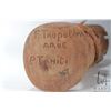 Image 8 : Hand carved Tahitian figure marked " F.Taupotim Arue P. Tahiti" 22"