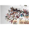 Image 2 : Selection of metal toys for parts including mounted riders, military figures etc.