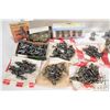 Image 2 : Seven bags of assorted figures for parts, mostly metal, some plastic and wood, various scales