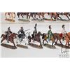 Image 2 : Eighteen metal del Prado mounted riders