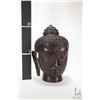 Image 1 : Hollow bronze Buddha head 11" in height