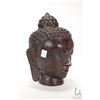 Image 2 : Hollow bronze Buddha head 11" in height