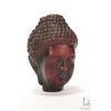 Image 1 : Hand carved wooden Buddha head, opens up to reveal Bodhisattva and Yab Yum Tantra figures of wisdom 