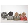 Image 2 : Five Chinese medallions, assorted metals, assorted themes
