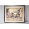 Image 1 : Artist Christiaan Nice '77 ( South Africa) framed acrylic on board painting, labeled on verso "Distr
