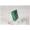 Image 2 : Large rough cut emerald gemstone 29.5 X 31.9mm, 140.25cts