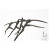 Image 2 : Mid century modern bronze and marble figural sculpture of four figures running in harmony, appears t