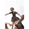 Image 2 : Unsigned bronze featuring three girls dancing 9" in height