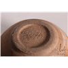 Image 8 : Three clay planters including two artisan made, one signed and a glazed, ranging from 8" to 11" in d