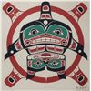 Image 2 : Framed limited edition print titled "Killer Whale in Sun" 64/250, pencil signed by Kwakwaka'wakw art